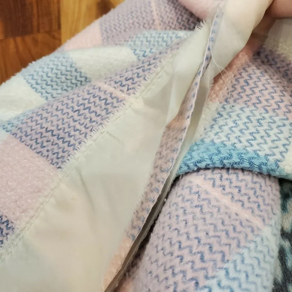 Vintage plaid acrylic